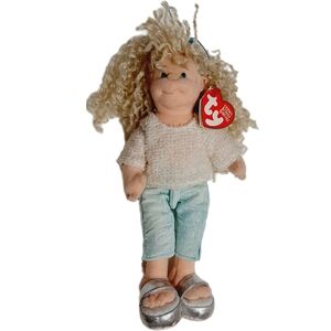 🍒4 for $20🍒 TY Teenie Beanie Boppers Sassy Star Plush Soft Kids Baby Doll Toy